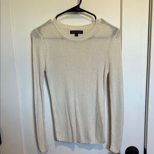 Banana Republic Ivory Knit Top